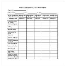 (if applicable) model chassis no. Mto Vehicle Safety Inspection Checklist Hse Images Videos Gallery