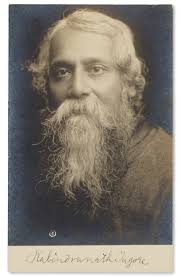 A signed photograph, Rabindranath Tagore