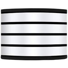 Black And White Striped Lamp Shade Black Jagged Stripes Giclee Glow Shade 13 5x13 5x10 Spider 25g84 Lamps Plus Custom Lamp Shades Shades Lampshade Designs
