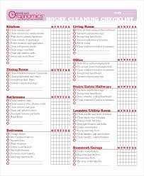 Cleaning Checklist 31 Word Pdf Psd Documents Download