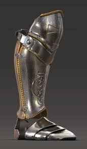 Templar Knight Armor Character 3d Turbosquid 1394348 Armor Boots Knight Armor Armor Shoes