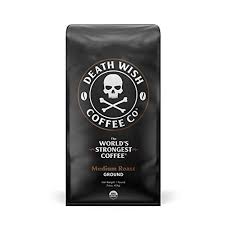 After about the third cup i decided to start that kitchen demolition i had been wanting to do. Buy Death Wish Coffee Company S Ground Coffee 1 Pack Bag 1 Lb The World S Strongest Medium Roast Usda Certified Organic Fair Trade Arabica And Robusta Beans A Lighter Shade Of