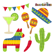 Cinco de mayo celebration in mexico, icons set, design element, flat style.collection objects for cinco de mayo parade. Cinco De Mayo Clip Art Set Daily Art Hub Free Clip Art Everyday Free Clip Art Clip Art Freebies Clip Art