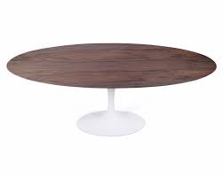 Due to this table style's versatility and demand, it has been widely copied. Sandlake Saarinen 78 Oval Tulip Dining Table Walnut Eero Saarinen Honormill Furniture
