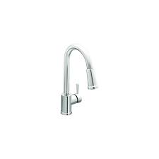 Maybe you would like to learn more about one of these? Moen Ca7175 Chrome Single Handle Kitchen Faucet With Pullout Spray From The Level Collection Low Lead Compliant Faucet Com