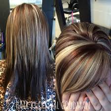 Anyone can pull off this look for casual days. Medium Brown Hair With Chunky Blonde Highlights Novocom Top