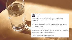 You know how important drinking enough water is to prevent dehydration — here's what else you need to know. Planning To Drink 7 Litres Of Water Maybe You Should Read This First Culture