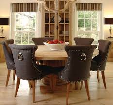 Dark Grey Slim Studded Dining Chair With Silver Ring Sillas Interiores Comedor