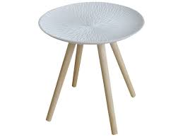 Conforama vous propose une vaste sélection de tables basses. Table D Appoint Tiznit Blanc Vente De Table Basse Conforama
