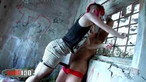 Pretty little French punk girl does her first double penetration watch  online