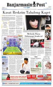 Begitu halnya juga di handil bakti kabupaten barito kuala. Banjarmasin Post Edisi Cetak Selasa 5 April 2011 By Banjarmasin Post Issuu