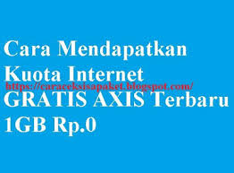 Cara internet gratis indosat dapat diperoleh dengan menggunakan kode ussd. Cara Mendapatkan Kuota Internet Gratis Axis Terbaru 1gb Rp 0 Cara Cek Sisa Paket