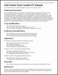 As the leader of a team, the responsibility to make important decisions regarding the job lies on you. Food Service Worker Job Description Resume Beautiful Call Centre Team Leader Cv Sample