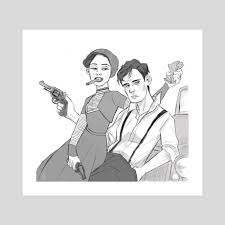 Bonnie And Clyde An Art Print By Jessica Leslau Bonnie And Clyde Photos Bonnie N Clyde Art