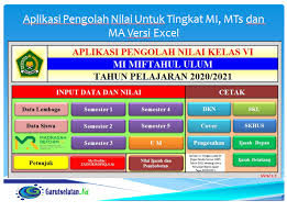 May 30, 2021 · format database skhu sementara smp excel, simpan xls rumus pengolahan nilai akhir sekolah tahun 2021 untuk mendapatkan nilai ujian sekolah yang diisikan ke ijazah kurikulum 2013 tahun 2020, maka rumusnya adalah sebagai berikut Aplikasi Pengolah Nilai Untuk Tingkat Mi Mts Dan Ma Versi Excel