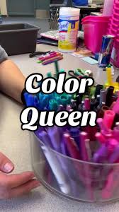 Color coordination is the 🔑 to my ❤️ This lazy susan is my GO-TO  organization for my pens! I like to keep all my favorites accessible at all  times 🤩 @Crayola @Sharpie + allll the Mr. Sketch, paper ...