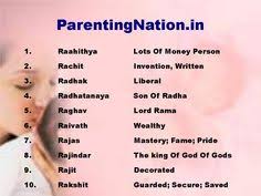 Bright raul strong defender raahi. 24 Indian Baby Names Ideas Baby Names Indian Baby Names Names
