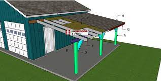 Lean To Attached Carport Free Diy Plans