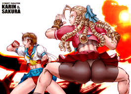 Rule34 - If it exists, there is porn of it  teketeke (tekenotteke), karin  kanzuki, sakura kasugano  3098286