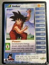 The estimated market value is $24.25. Dragon Ball Z Score 1 Goku 1 Power Kamehameha Energy Attack 158 Dbz Card Game Ebay