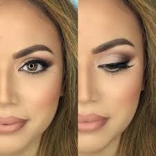 Natural Makeup Looks Simple Everyday Easy Look And Ideas For Brown Eyes Tutorial For Teens Wedding Eye Makeup Evening Makeup Wedding Makeup For Brown Eyes