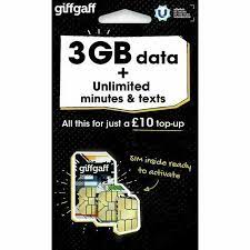 When it's simply locked, though, it probably means you've input your pin incorrectly three times. Giffgaff Sim Card 737925346974 For Sale Online Ebay
