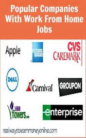 Companies You Ve Heard Of That Hire Remote Workers Work From Home Jobs Home Jobs Work From Home Opportunities