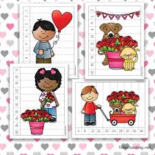 Maybe you would like to learn more about one of these? Valentine S Day Skip Counting Puzzles Totschooling Toddler Preschool Kindergarten Educational Printables