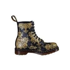 Black And Gold Boots 1460 Womens Black Gold Softy T Glitter Flocking Black And Gold Shoes Black Glitter Boots Gold Glitter Shoes