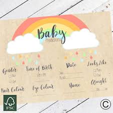 These charts compare a baby's weight with that of other. Baby Shower Game Rainbow Guess The Weight Date Pack Of 10 Baby Prediction Cards Bsrp Home Kitchen Art Craft Supplies Miinc In