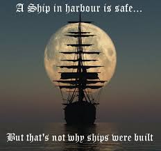 Image result for ship in the harbor is safe