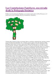 Pdf Las Constelaciones Familiares Una Mirada Desde La Pedagogia Sistemica Maria Bernardina Boveri Academia Edu