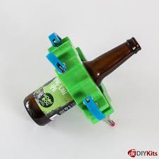 With your toyo glass cutter, score the glass bottle along the line of the masking tape all the way around the bottle. Glass Bottle Cutter Kit Grip Style Diy Kits