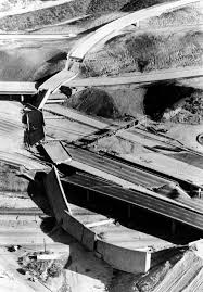 1971 San Fernando Earthquake Collapsed Everett California History Los Angeles History Earthquake