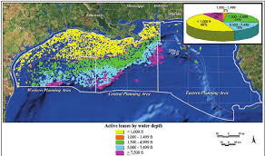 12 Active Oil And Gas Leases In The Gulf Of Mexico Map