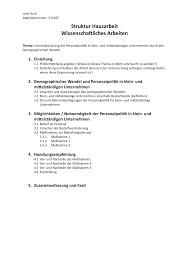 Was gehört rein und was nicht? Struktur Hausarbeit Neu Studocu