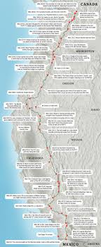 Map Hike The Pacific Crest Trail Hiking Trip Pacific Crest Trail Pacific Crest Trail Gear
