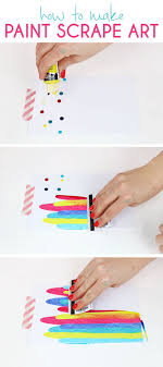 Looking for cool arts and crafts ideas for teens, kids, and anyone who loves creative art projects? Paint Scrape Notecards Diy Art Project Idea Persia Lou Diy Note Cards Easy Crafts For Teens Diy Art Projects