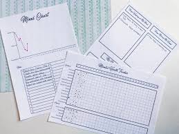 Friendly and explanatory, they are. Printable Mental Health Tracker For Your Bullet Journal The Petite Planner