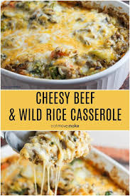A Deliciously Comforting And Cheesy Ground Beef And Wild Rice Casserole Recipe The Perfect Marri Beef Casserole Recipes Wild Rice Recipes Wild Rice Casserole