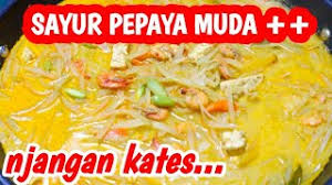 Tumis nangka muda bumbu kuning. Cara Memasak Sayur Pepaya Muda Resep Sayur Lodeh Pepaya Muda Youtube