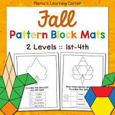Weekly Printable Pages Round Up Fall Worksheets Printables And Goodies Galore Free Pattern Block Printables Pattern Blocks Pattern Block Printables