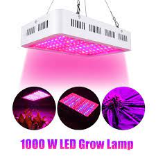 These walmart grow lights use like a 8700 k spectrum, i will get more info tommorrow, may be like 4200 k spectrum, and make your plants short and bushy. Walfront 1000w Led Plant Grow Lights Full Spectrum Ir Uv Plant Panel For Indoor Greenhouse Hydroponic Plants Vegetable Bloom Flower Fruit Walmart Com Walmart Com