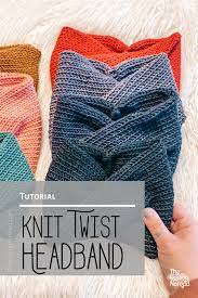 Addi express king size (46 needle) knitting machine approx. Knit Twist Headband The Roving Nomad Knitting Machine Patterns Circular Knitting Machine Machine Knitting