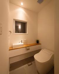 エキサイトバイクハウス シンプルなトイレスペース ldhomes ラブデザインホームズ architecture 建築 建築家 interior インテリア design デザイン hous bathroom design small bathroom design small bathroom