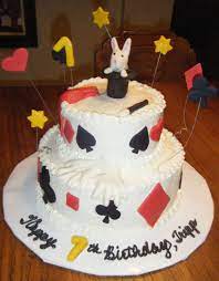 Birthday Cake For A Magic Party Magic Birthday Magic Birthday Cake Magic Party