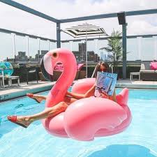 2016 Hot Summer Beach Swimming Pool Pink Swan Floating Inflatable Swimming Laps Giving Manual Pump Flamingo Pool Float Pink Flamingo Pool Poolside Fashion