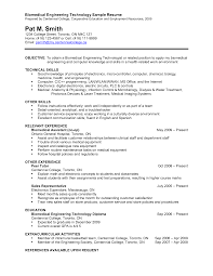 A career summary, however, is more practical in that it tells a hiring manager about your. Biomedical Engineer Resume Objective Cnbam