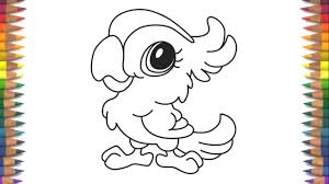 If you found this lesson too easy, check out our more challenging parrot lesson. Kawaii Cute Bird Drawing Easy Novocom Top