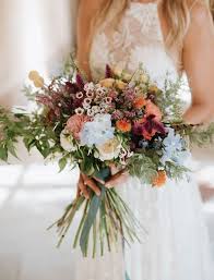 This is a fresh, boho alternative to the traditional bridal bouquets that usually include lilies, roses or peonies and have a defined structure. Pin By Britta Emily On Wedding Flowers Wildflower Bridal Bouquets Flower Bouquet Wedding Bridal Flowers